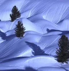 une neige fraiche