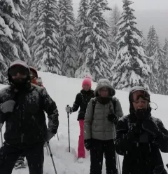 Raquettes forêt