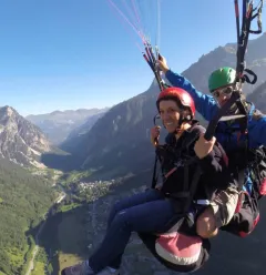 Gleitschirmfliegen mit Aéroplagne