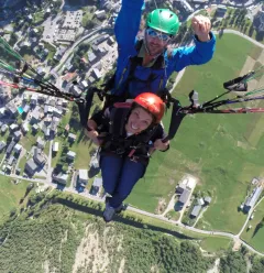 Gleitschirmfliegen mit Aéroplagne