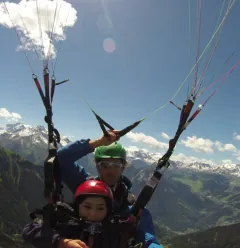 Gleitschirmfliegen mit Aéroplagne