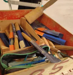 Outils sculpture sur bois