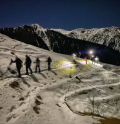 Raquette Nocturne à la Plagne