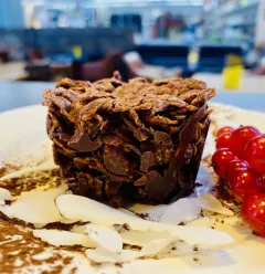 Rose des sables au chocolat noir & à la noix de coco