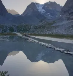 Trail au Lac des Vaches