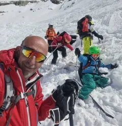 Initiation ski hors piste La Plagne