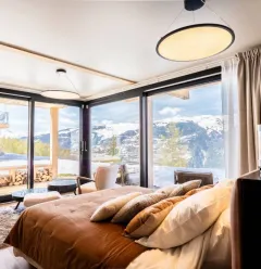 Chambre Master avec vue sur la vallée