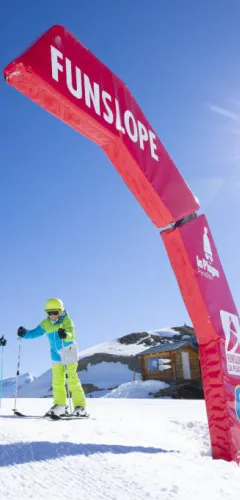 Funslope à l'arrivée de l'Arpette