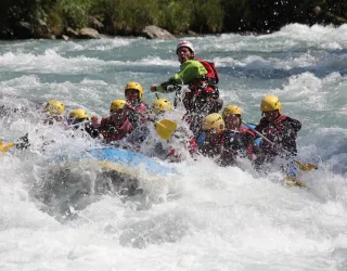 Rafting, descente de l'Isère