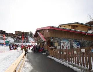 Accès à l'ESF de Montchavin