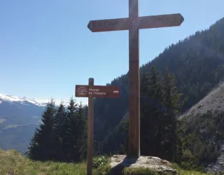 Sentier Le Chapieu de Tessens vallée de la Plagne