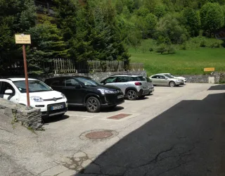 Parkplatz der Via Ferrata Grosses Pierres