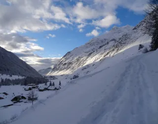 Route Winter des Teppes