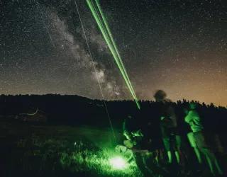 Pluie d'étoiles à Plan Bois