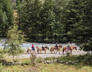 Balade à cheval Champagny-le-Haut