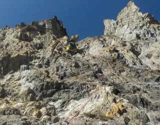 Falaise escalade Contreforts de la Grande Marianne