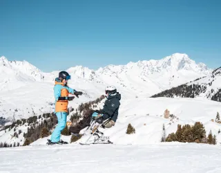 Cours handiski avec un moniteur