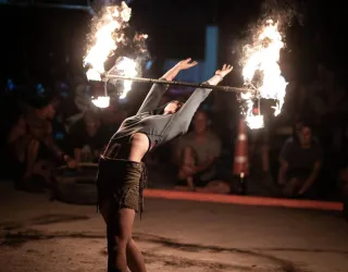 Spectacle de feu du 14 Juillet !_Montchavin-les-Coches