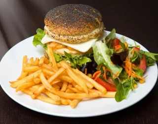 Burger à l'Auberge_La Plagne Tarentaise