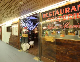 Façade, restaurant Chez Marie