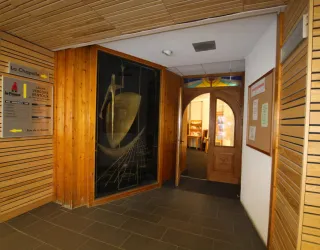 Accès à la chapelle depuis la galerie