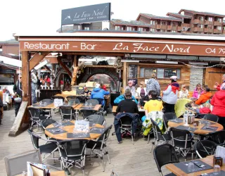 Terrasse restaurant la Face Nord