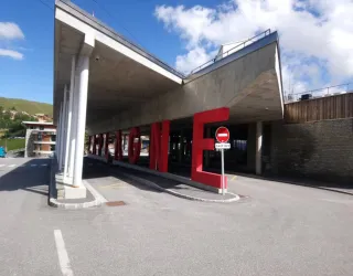 Arrêt navette Plagne Centre