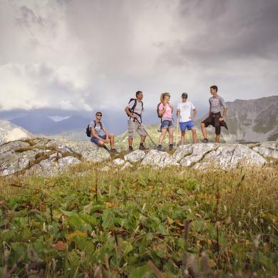 Familienwanderung in La Plagne