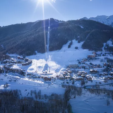 Gesamtansicht Wintersportort