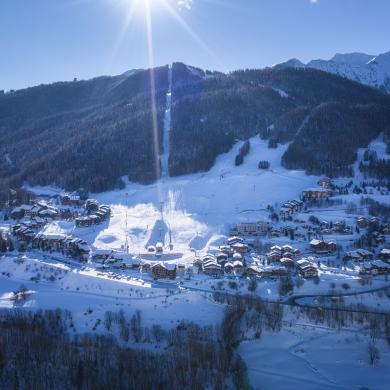 Gesamtansicht Wintersportort