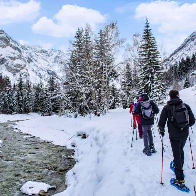 Schneeschuhwandern Champagny le Haut