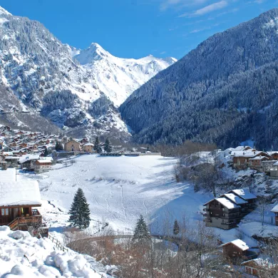 Champagny Dorf Winter