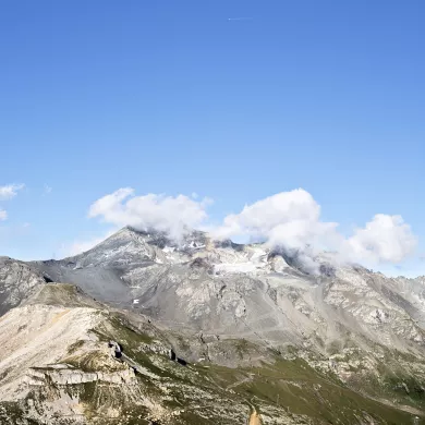 Bellecôté-Gletscher in La Plagne im Sommer