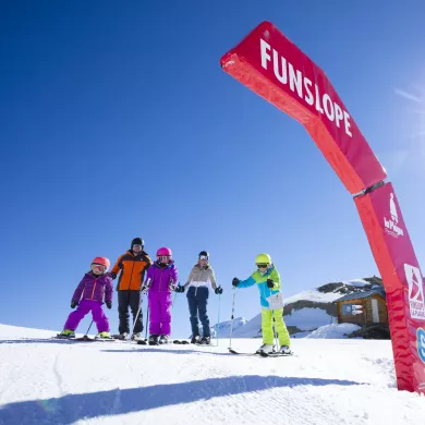 Fun slope Familienstart La Plagne
