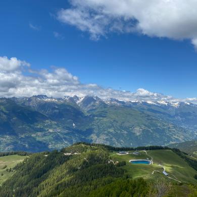 Trail in La Plagne