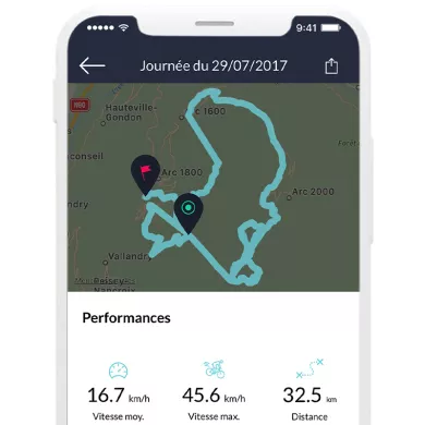 Seine Reise nach La Plagne über Yuge aufzeichnen