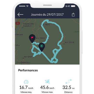 Seine Reise nach La Plagne über Yuge aufzeichnen
