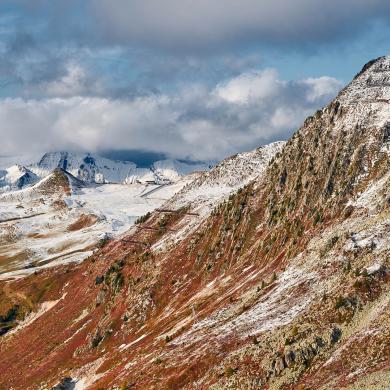 Erster Schnee in La Plagne