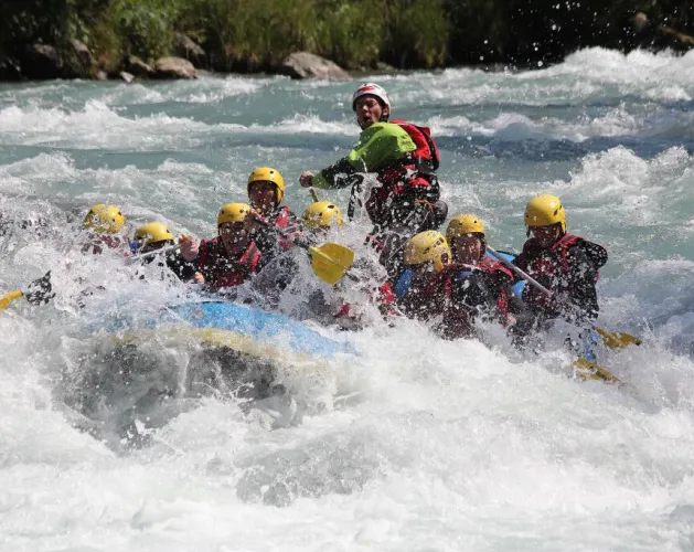 Rafting, descente de l'Isère