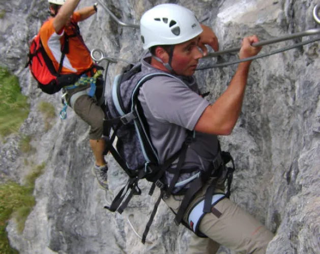 Klettersteig-Ausflug mit Führer