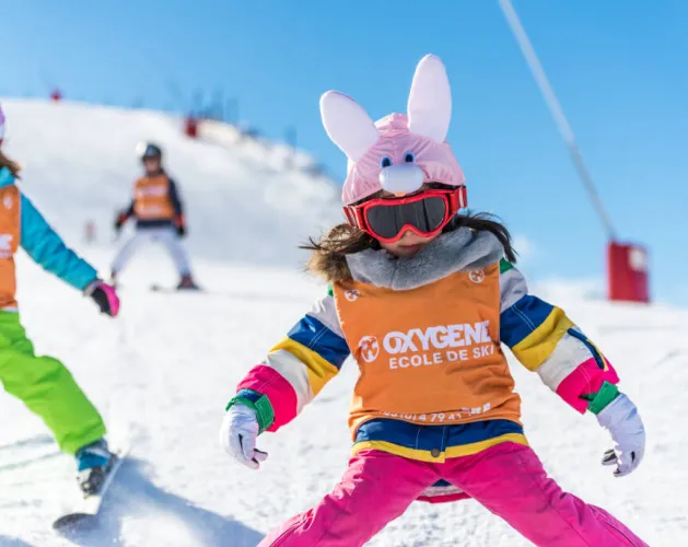 Les cours de ski enfants Oxygène
