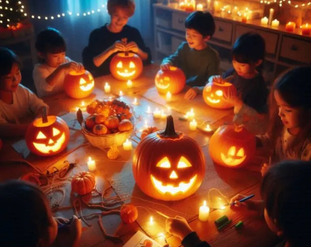 Atelier citrouille lumineuse