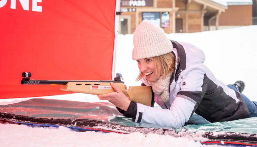 Biathlon Laser_La Plagne