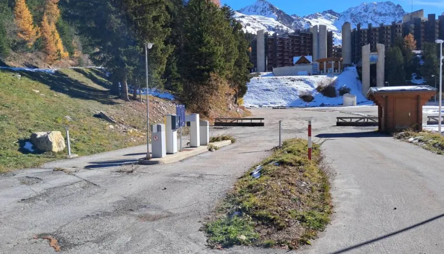 Luftparkplatz P2 Plagne Bellecôte_La Plagne