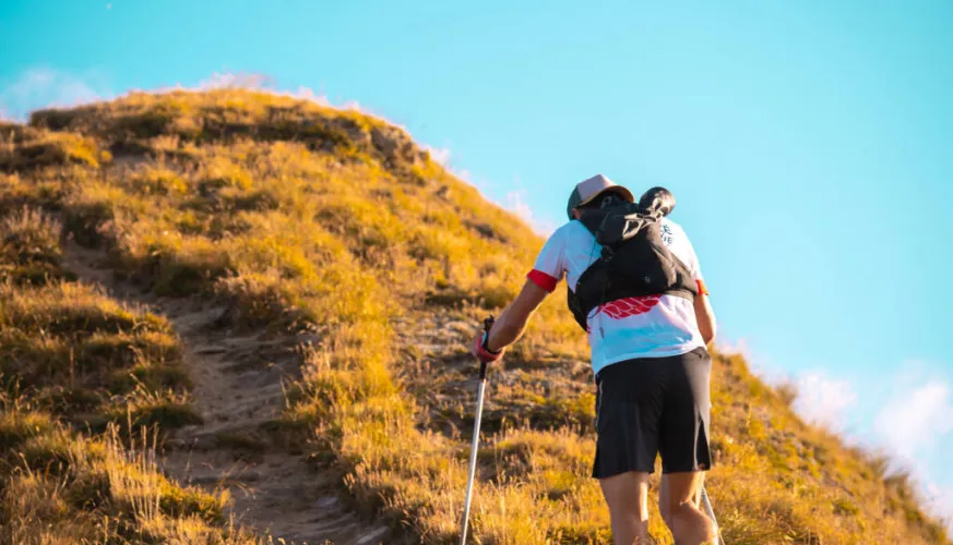 TRAIL-Route Trockener Aufstieg - La Rossa_Champagny-en-Vanoise