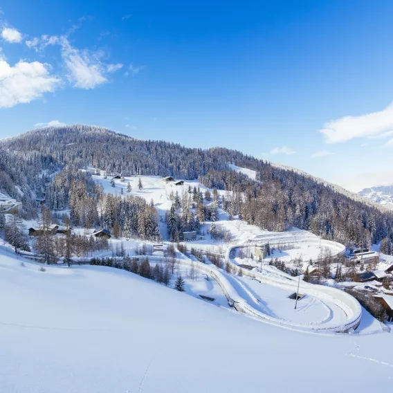 Olympische Bobbahn La Plagne