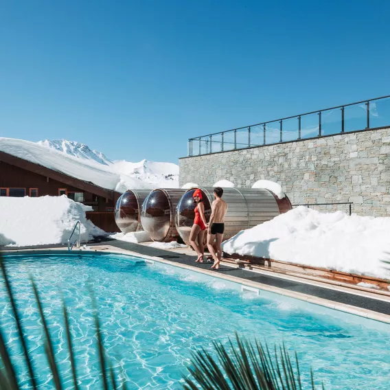 Deep Nature Bains &amp; Spa La Plagne im Winter