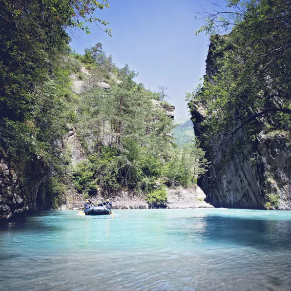 Gorges de Centrons mit Rafting in La Plagne