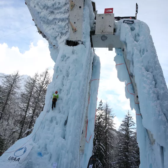 Eisklettern La Plagne Champagny en Vanoise