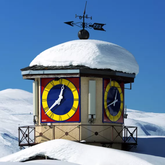 Uhr in Belle Plagne